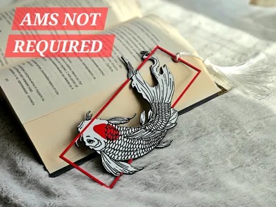 Tancho Koi [Framed] - Bookmark