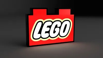 LEG0 brick Lightbox | LED Lamp | Storage Box