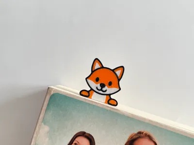 Fox Bookmark – clever and playful