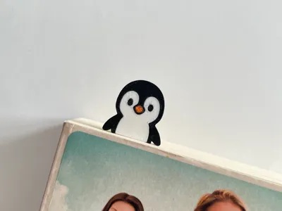 Penguin Bookmark – cute and waddly
