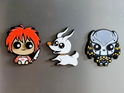 Cute Halloween Movie Characters - Magnets (Part 7)