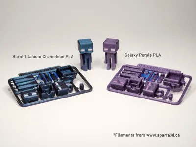 Minecraft Enderman Mini Figure Kit/Keychain