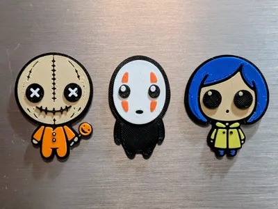 Cute Halloween Movie Characters - Magnets (Part 8)