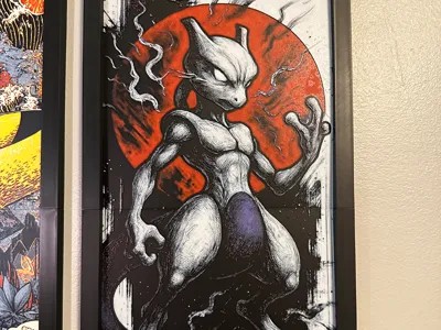 Mewtwo 2-piece Hueforge