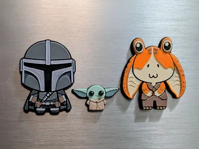 Cute Star Wars Magnets Pt. 4- Layered Design!