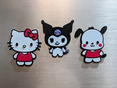 Sanrio magnet set
