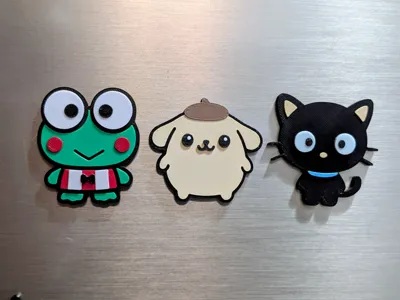 Cute Sanrio Friends Magnet Set 2 – Fast Print