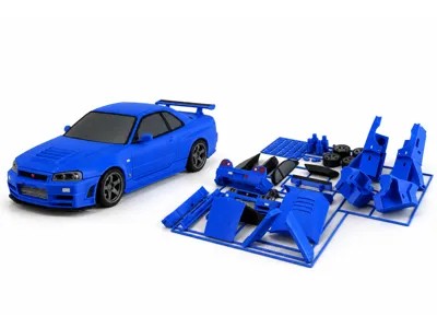 GT-R R34 mini kit