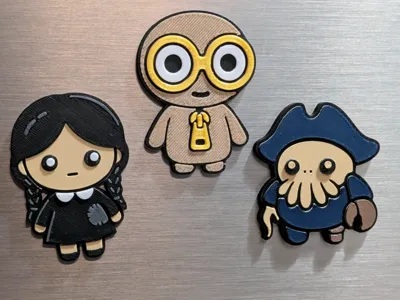 Cute Halloween Movie Characters - Magnets (Part 9)