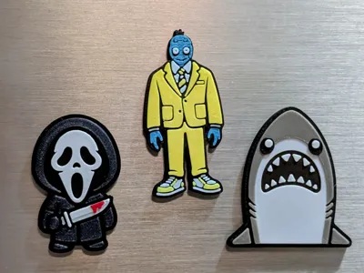 Cute Halloween Movie Characters - Magnets (Pt. 11)