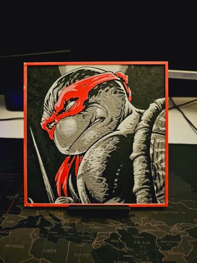 Raphael TMNT - HueForge