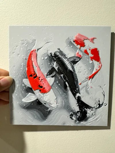 More Koi - HueForge Print