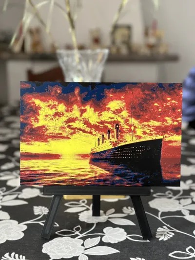 Titanic HueForge art 245x158
