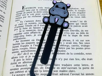 Cute Hippo Bookmark