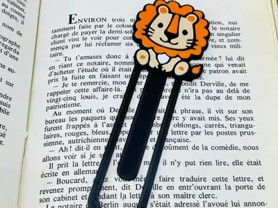 Cute Lion Bookmark