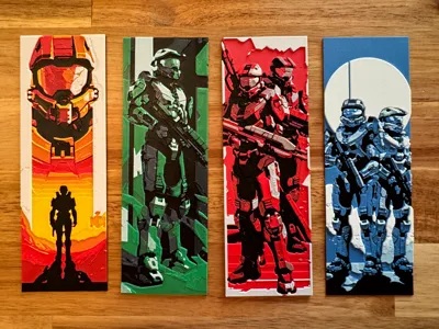 Halo Bookmark Collection #1