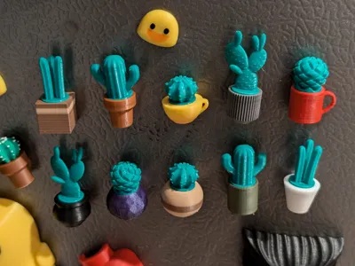 Mini Plant Pot Magnets