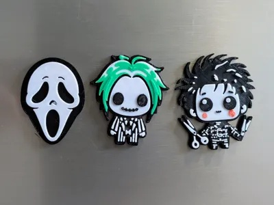 Cute Halloween Movie Characters - Magnets (Part 2)