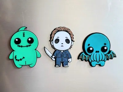 Cute Halloween Movie Characters - Magnets (Part 5)