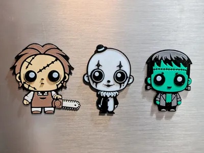 Cute Halloween Movie Characters - Magnets (Part 6)
